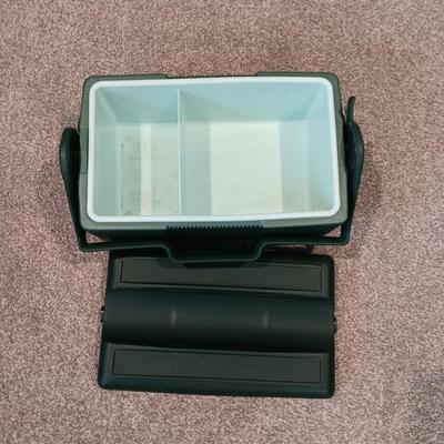 STANLEY LUNCH BOX AND THERMOS THAT ATTACHES TO THE HANDLE