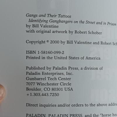 BOOK "GANGS AND THEIR TATTOOS"