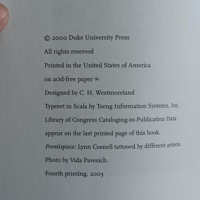 2 BOOKS ON TATTOOS