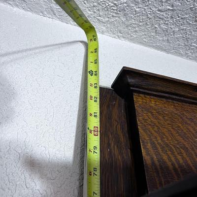 Antique Oak Mantle w/Mirror