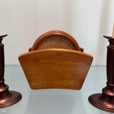 ELECTRIC CANDLESTICK HOLDERS AND COASTERS