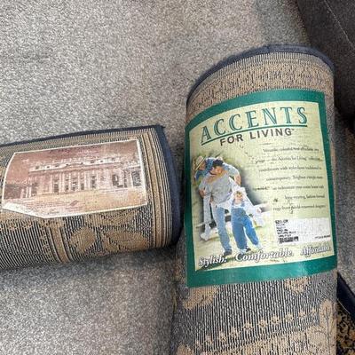 ROUND AREA RUG AND HALL RUNNER