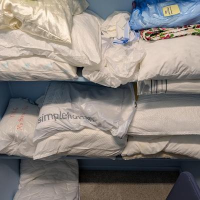 Assortment Of Linens & Pillows (BR2)