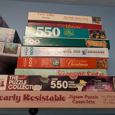 Assortment Of Used Puzzles (BR3)