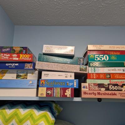 Assortment Of Used Puzzles (BR3)