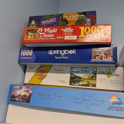 Assortment Of Used Puzzles (BR3)
