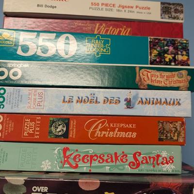 Assortment Of Used Puzzles (BR3)