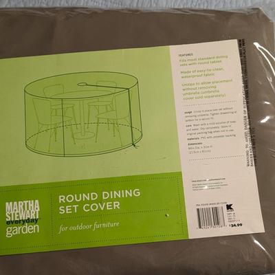 Martha Stewart Everyday Garden Round Dining Set Cover (BR2)