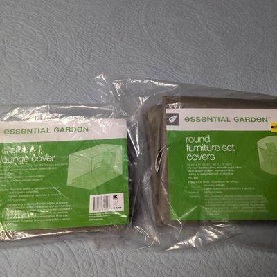 Essential Garden Round Furniture Set Cover & Chaise Lounge Cover (BR2)