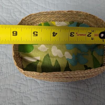 Long Island Native Straw Work Made From Palmetto Palm (BR2)