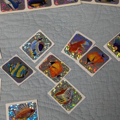 Plastic Turtles & Fish Stickers Aquatic Destination Adventures (BR2)