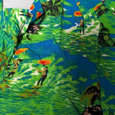 Bahama Flag Puritan Beach Shirt Size Large (BR2)