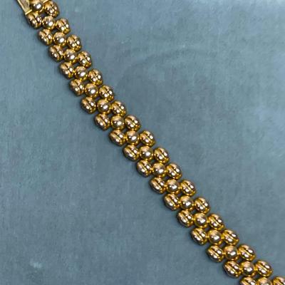 Antique Gold Filled Signed Bracelet