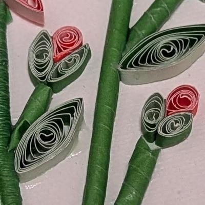 Cross Stitch Needle Paper Work Art (BR3)