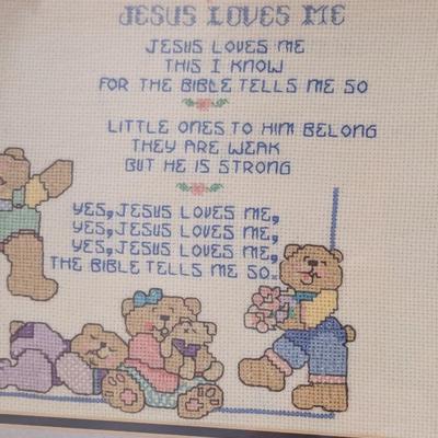 Cross Stitch Needle Paper Work Art (BR3)