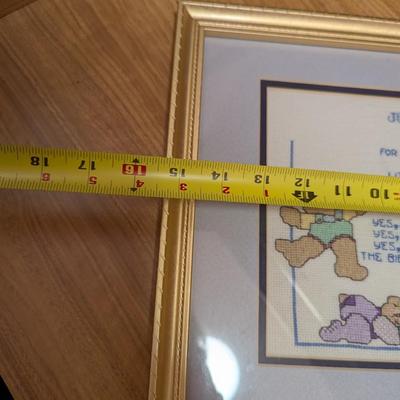 Cross Stitch Needle Paper Work Art (BR3)