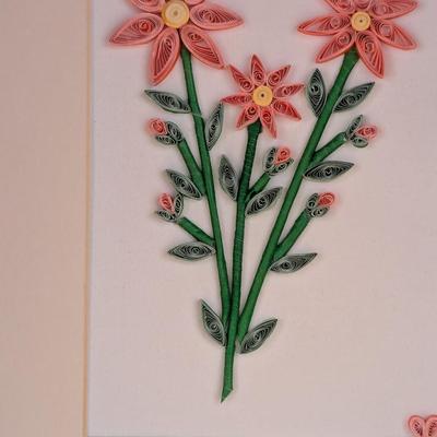 Cross Stitch Needle Paper Work Art (BR3)
