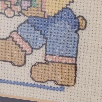 Cross Stitch Needle Paper Work Art (BR3)