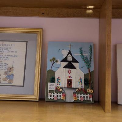 Cross Stitch Needle Paper Work Art (BR3)
