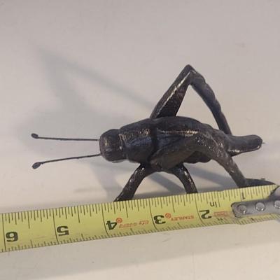 Cast Metal Cricket- Approx 5" Long, 2 1/2" Tall