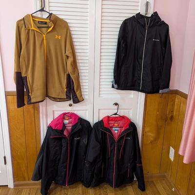 Under Armour Zip Up & Columbia Size L/XL (BR3)