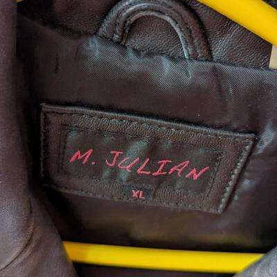 M. Julian Coat Size XL & Uniform Petite John Paul Richard Leather Size 10 (BR3)