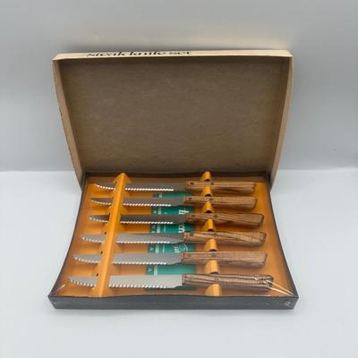 Washington Forge Steak Knives, Sealed in Box