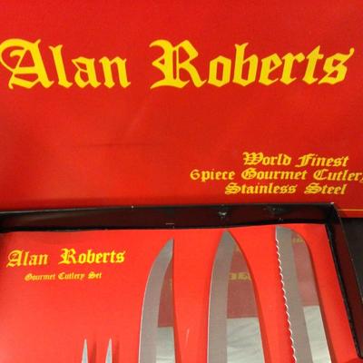 Alan Roberts World Finest 6 Pc Gourmet Cutlery Set.