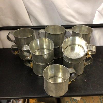 Metal Mugs Set of 11