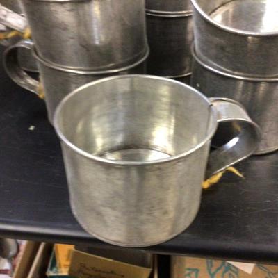 Metal Mugs Set of 11