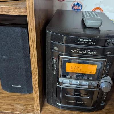 Panasonic CD Stereo System SA-PM12 With 2 Speakers (O)