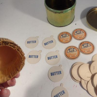Collection of Milk Bottle Tops