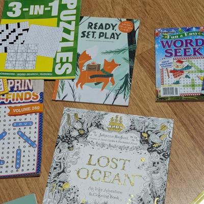 Assortment Of Word Finds & Coloring Books (O)