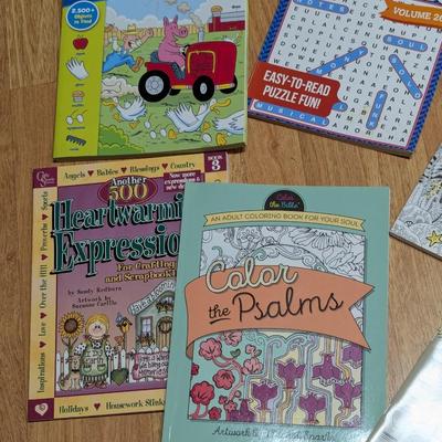 Assortment Of Word Finds & Coloring Books (O)