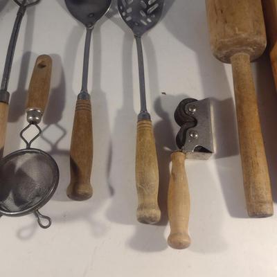 Collection of Vintage Kitchen Utensils
