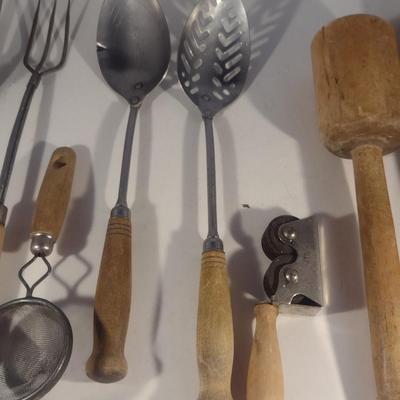 Collection of Vintage Kitchen Utensils