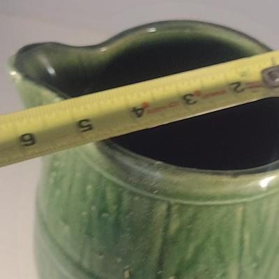 Vintage Glazed Pottery Pitcher- Possibly McCoy