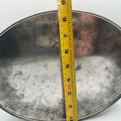 Vintage Oval Shaped Biscuit Tin