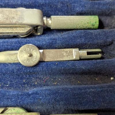 Vintage Sears Roebuck Drafting Set Compass West Germany Set Vintage Sears Roebuck Drafting Set Compass West Germany Set (O)