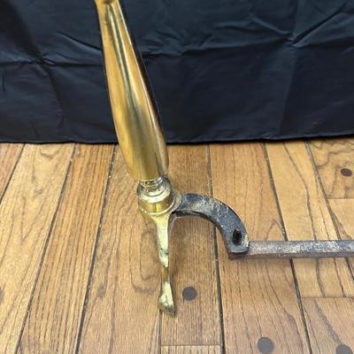 Two Vintage Fireplace Andirons