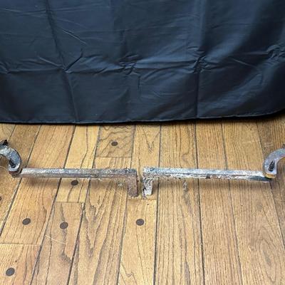 Two Vintage Fireplace Andirons
