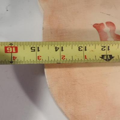 Pig Shaped Wall Decor- Approx 14 3/4" Long