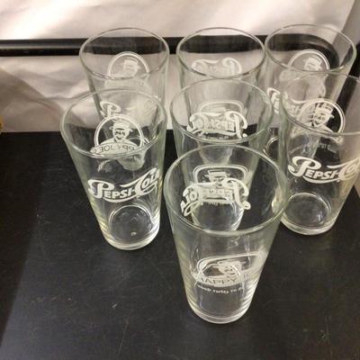 Pepsi Happy Joe’s Glasses Set of 7