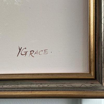 Signed and Framed Original Oil Painting on Canvas