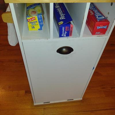 Small Kitchen Island- Approx 16 1/4" Square, 34 1/4" Tall