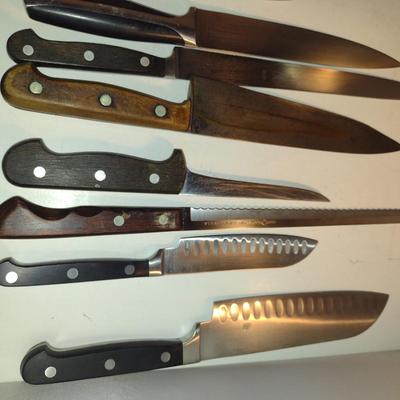 Collection of Cutlery with Storage Block- Assorted Makers