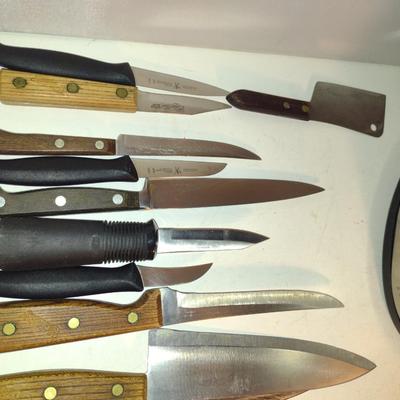 Collection of Cutlery with Storage Block- Assorted Makers