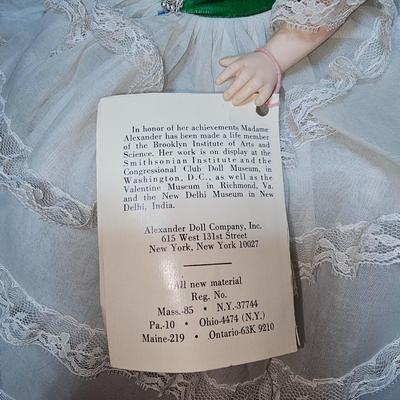 Gone with the Wind by Madame Alexander Doll with original tags