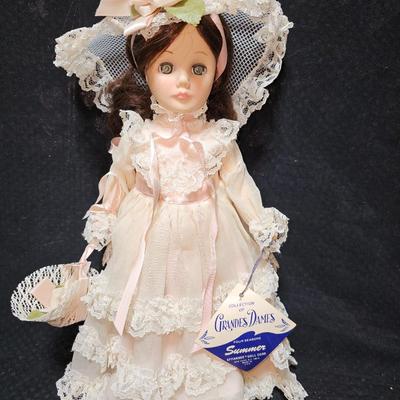 Effanbee Grandes Dames Four Seasons Collection Summer -Sleepy eyed doll with original tags
