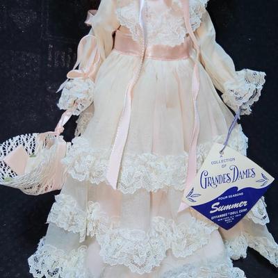 Effanbee Grandes Dames Four Seasons Collection Summer -Sleepy eyed doll with original tags